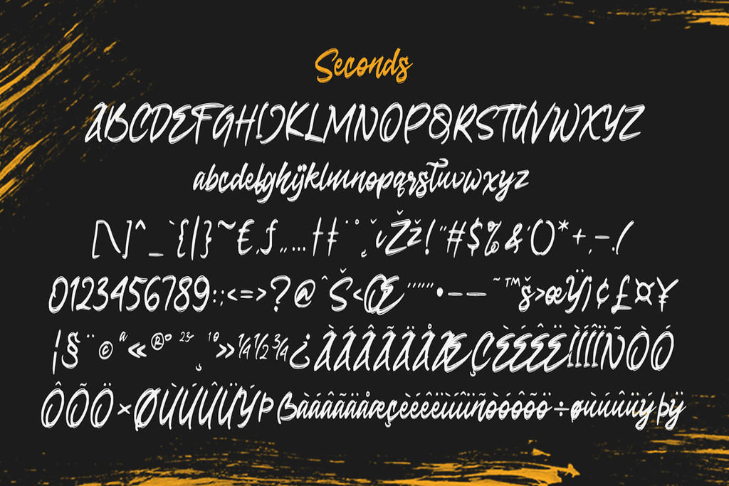 Seconds - Free Rough Brush Script – Pixel Surplus